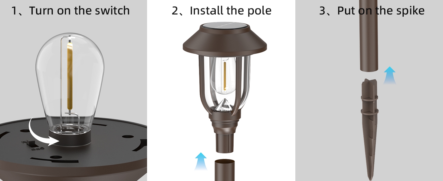 solar pathway lights outdoor