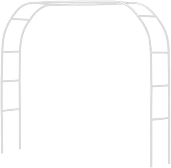 Metal Pergola Arbor,7.5 Feet Wide x 6.4 Feet High or 4.6 Feet Wide x7.9 Feet High,Assemble Freely 2 Sizes,for Various Climbing Plant Wedding Garden Arch Bridal Party Decoration Wide Arbor - Image 15