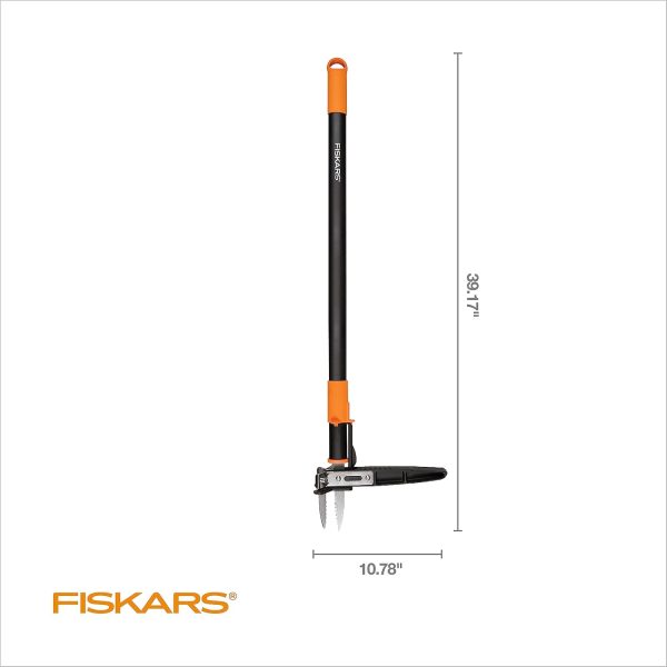 Fiskars 4-Claw Stand Up Weed Puller Tool, Gardening Hand Weeding Tool with 39" Long Ergonomic Handle with Easy-Eject Mechanism - Image 10