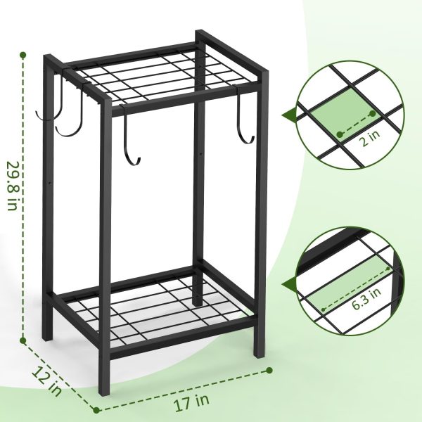 Trieez Heavy Duty Garden Tool Storage, Garden Tool Organizer - Sturdy Garden Yard Tool Rack for Garage Organization and Storage, Shed, Yard Tool Holder, Garage Tool Organizer Rack - Image 31