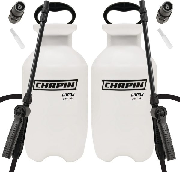 Chapin 20002 Made in USA 2 -Gallon Lawn and Garden Pump Pressured Sprayer, for Spraying Plants, Garden Watering, Lawns, Weeds and Pests, Translucent White - Image 13