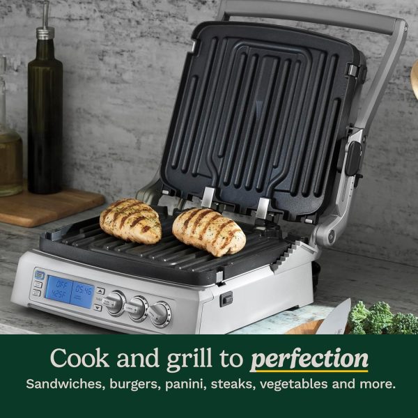 Cuisinart Panini Press, Stainless Steel Griddler, Sandwich Maker & More, 5-IN-1, GR-4NP1 - Image 9