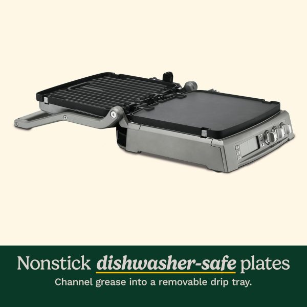 Cuisinart Panini Press, Stainless Steel Griddler, Sandwich Maker & More, 5-IN-1, GR-4NP1 - Image 10