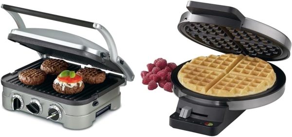 Cuisinart Panini Press, Stainless Steel Griddler, Sandwich Maker & More, 5-IN-1, GR-4NP1 - Image 37