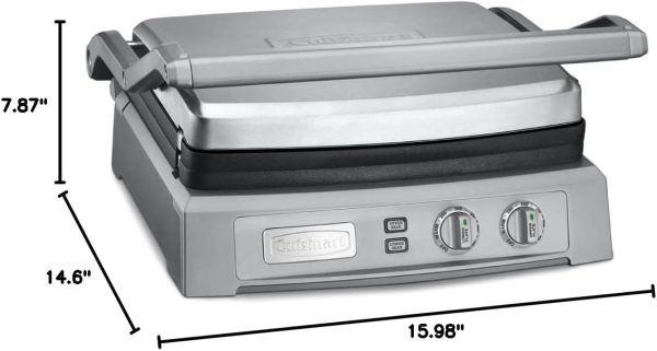 Cuisinart Panini Press, Stainless Steel Griddler, Sandwich Maker & More, 5-IN-1, GR-4NP1 - Image 43