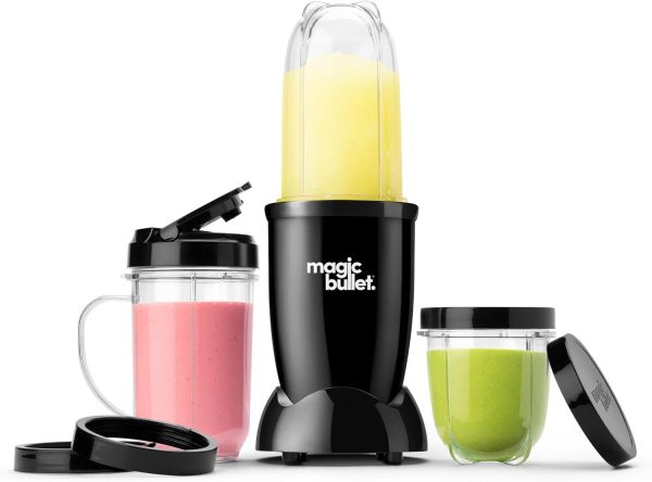 Magic Bullet Blender, Small, Silver, 11 Piece Set - Image 11