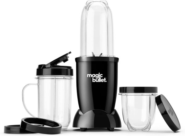 Magic Bullet Blender, Small, Silver, 11 Piece Set - Image 12