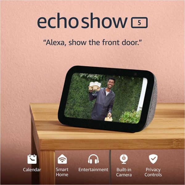 Amazon Echo Show 5 (newest model), Smart display with 2x the bass and clearer sound, Cloud Blue - Image 28