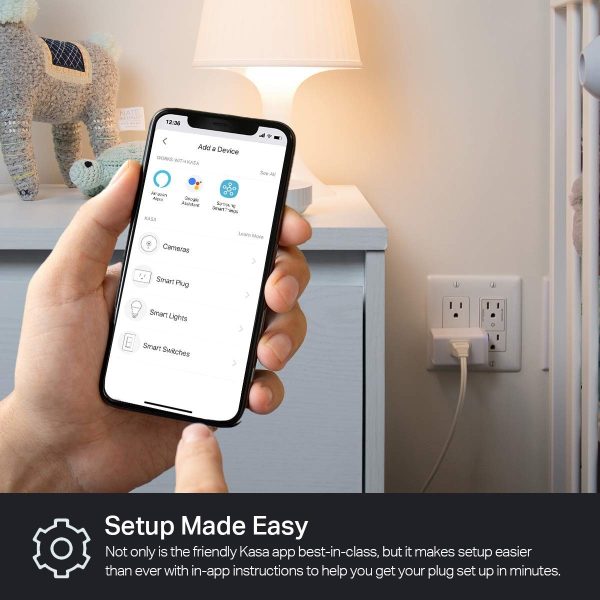 Kasa Smart Plug HS103P4, Smart Home Wi-Fi Outlet Works with Alexa, Echo, Google Home & IFTTT, No Hub Required, Remote Control, 15 Amp, UL Certified, 4-Pack, White - Image 15