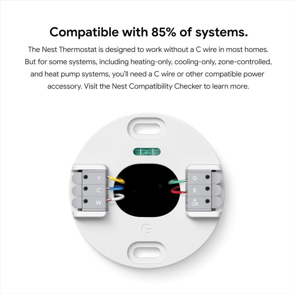 Google Nest Thermostat - Smart Thermostat for Home - Programmable Wifi Thermostat - Snow - Image 4