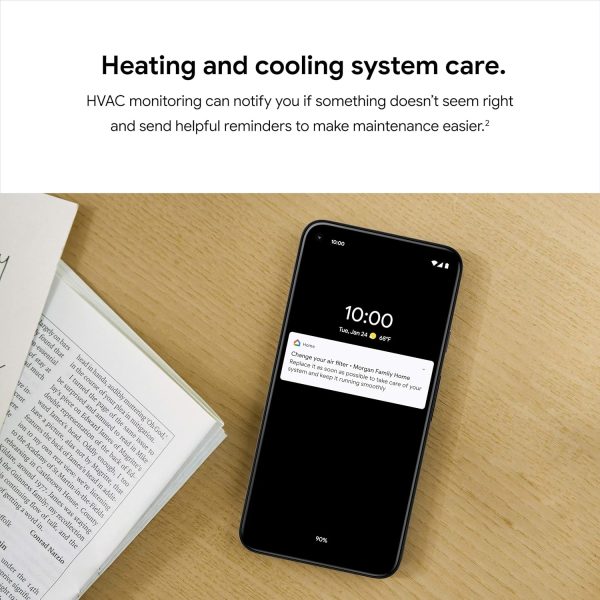 Google Nest Thermostat - Smart Thermostat for Home - Programmable Wifi Thermostat - Snow - Image 13