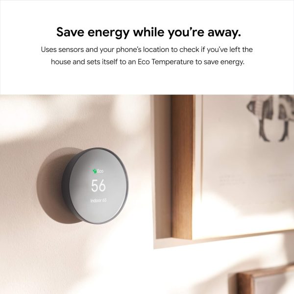 Google Nest Thermostat - Smart Thermostat for Home - Programmable Wifi Thermostat - Snow - Image 25