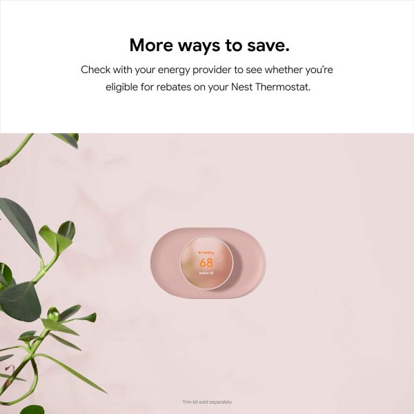 Google Nest Thermostat - Smart Thermostat for Home - Programmable Wifi Thermostat - Snow - Image 10