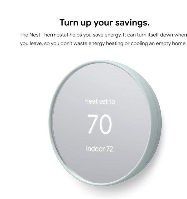 Google Nest Thermostat - Smart Thermostat for Home - Programmable Wifi Thermostat - Snow - Image 19