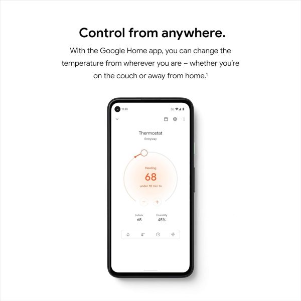 Google Nest Thermostat - Smart Thermostat for Home - Programmable Wifi Thermostat - Snow - Image 20