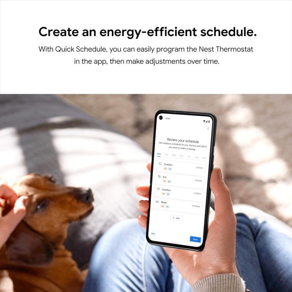 Google Nest Thermostat - Smart Thermostat for Home - Programmable Wifi Thermostat - Snow - Image 28