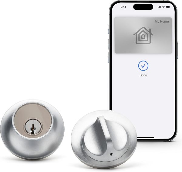 Level Lock+ Smart Lock - World's Smallest Smart Lock plus Apple Home Keys - Level App for iOS & Android - Works with Apple Home (Polished Brass) - Image 11