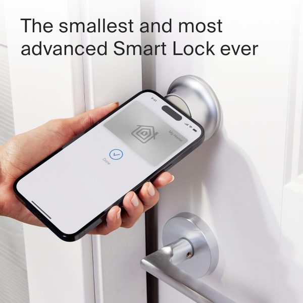 Level Lock+ Smart Lock - World's Smallest Smart Lock plus Apple Home Keys - Level App for iOS & Android - Works with Apple Home (Polished Brass) - Image 12