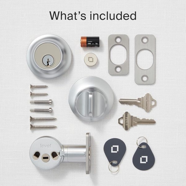 Level Lock+ Smart Lock - World's Smallest Smart Lock plus Apple Home Keys - Level App for iOS & Android - Works with Apple Home (Polished Brass) - Image 13