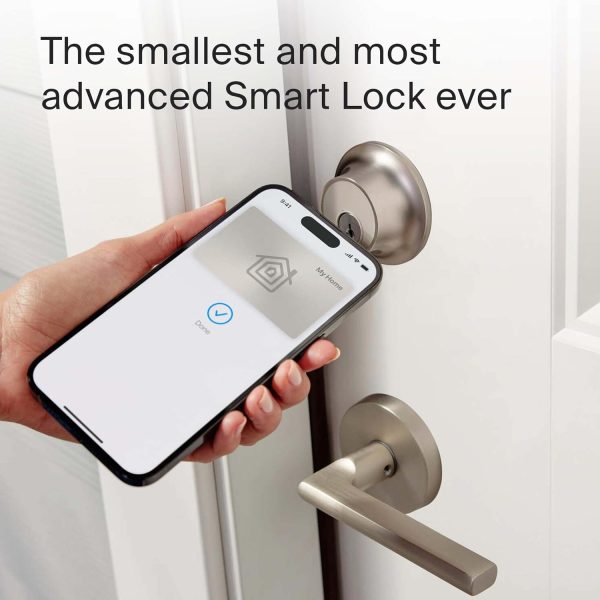 Level Lock+ Smart Lock - World's Smallest Smart Lock plus Apple Home Keys - Level App for iOS & Android - Works with Apple Home (Polished Brass) - Image 15