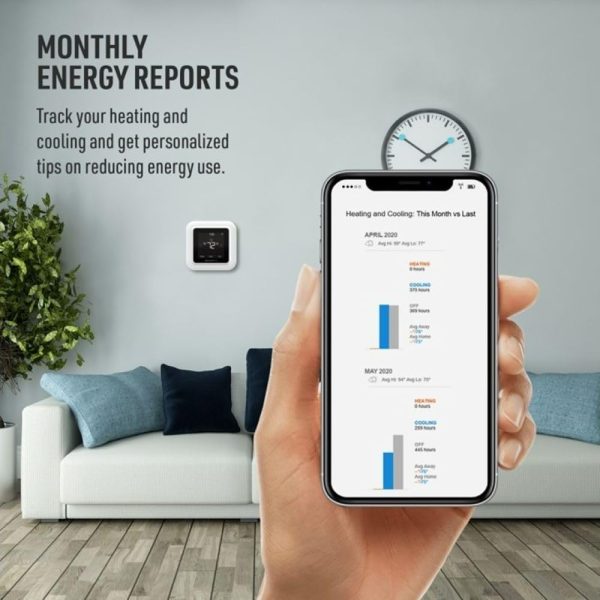 Honeywell Home RTH8800WF2022, T5 WiFi Smart Thermostat, 7 Day-Programmable Touchscreen, Alexa Ready, Geofencing Technology, Energy Star, C-Wire Required - Image 33