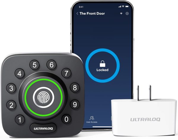 ULTRALOQ U-Bolt Pro Smart Lock, Keyless Entry Door Lock via Bluetooth, Smartphone, Fingerprint ID, Anti-peep Keypad, Auto Unlock, Smart Lock for Front Door, Smart Deadbolt Lock, IP65 Waterproof - Image 17