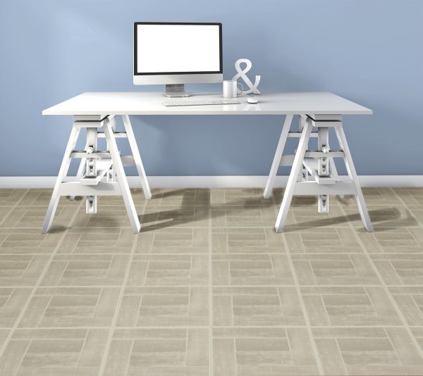 Tivoli Self Adhesive Vinyl Floor Tiles, 45 Tiles - 12" x 12", Medium Oak Plank-Look - Peel & Stick, DIY Flooring for Kitchen, Dining Room, Bedrooms, Basements & Bathrooms by Achim Home Decor - Image 16