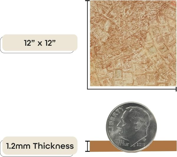 Tivoli Self Adhesive Vinyl Floor Tiles, 45 Tiles - 12" x 12", Medium Oak Plank-Look - Peel & Stick, DIY Flooring for Kitchen, Dining Room, Bedrooms, Basements & Bathrooms by Achim Home Decor - Image 56