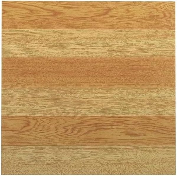 Tivoli Self Adhesive Vinyl Floor Tiles, 45 Tiles - 12" x 12", Medium Oak Plank-Look - Peel & Stick, DIY Flooring for Kitchen, Dining Room, Bedrooms, Basements & Bathrooms by Achim Home Decor - Image 66