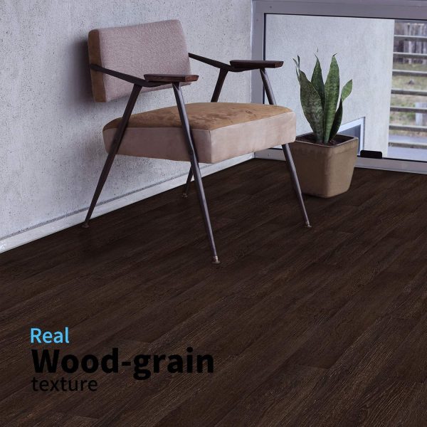 Art3d Peel and Stick Floor Tile Vinyl Wood Plank 36-Pack 54 Sq.Ft, Aged Wood, Rigid Surface Hard Core Easy DIY Self-Adhesive Flooring - Image 60