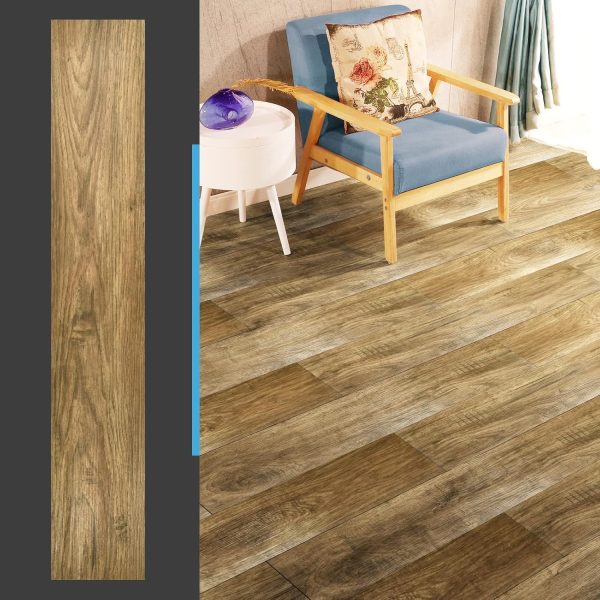 Art3d 36-pack 54 Sq.ft Peel and Stick Floor Tiles Vinyl Plank Flooring Wood Look, Adhesive and Waterproof Tile Sticker for Bedroom, Living Room, Kitchen, RV in Old Wood - Image 50