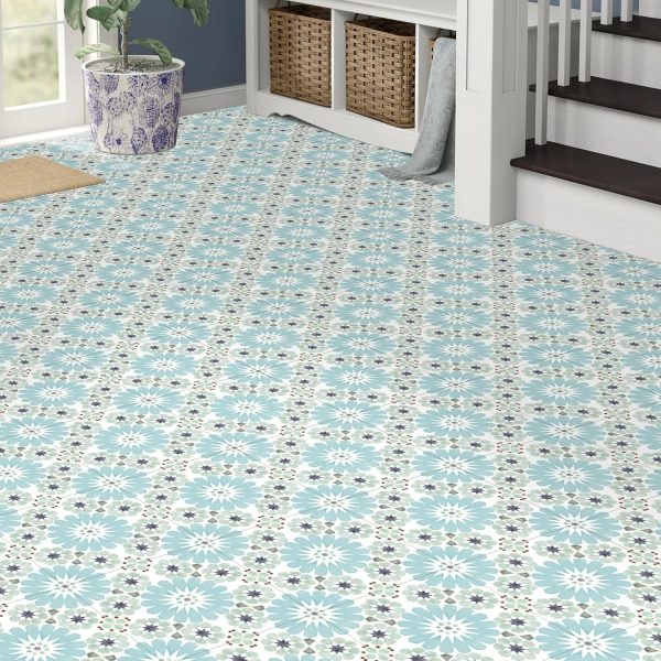 20Pcs Floor Stickers Peel and Stick Waterproof Self Adhesive Waterproof Vinyl Flooring, Removable Flooring Tiles DIY Flooring for Kitchen, Dining Room, Bedrooms & Bathrooms - Image 32