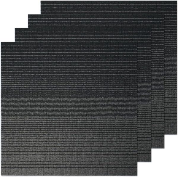 20 Tiles Carpet Tiles Squares, 20''x 20'' Gym Floor Tiles Waterproof, Commercial Office Carpet Tile Stick on Floor Tiles, Carpet for Bedroom Kitchen Garage 53.8 sqft/Box