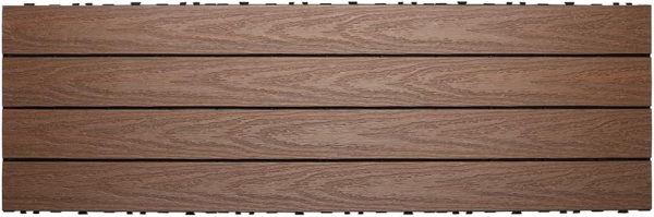 UltraShield Naturale 1 ft. x 3 ft. Quick Deck Composite Outdoor Deck Tile in Icelandic Smoke White (15 sq. ft. per Box) - Image 6