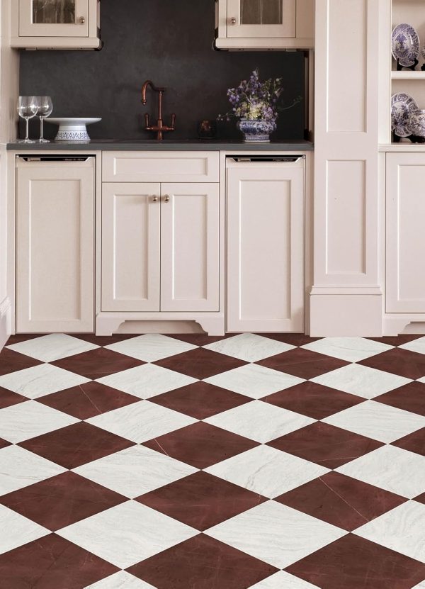 FloorPops x Chris Loves Julia 12-in by 12-in Bonneville Grey & White Marble Peel & Stick Floor Tiles, FP4421 - Image 9