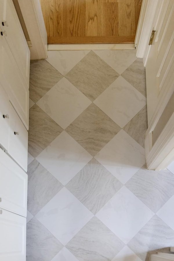 FloorPops x Chris Loves Julia 12-in by 12-in Bonneville Grey & White Marble Peel & Stick Floor Tiles, FP4421 - Image 26