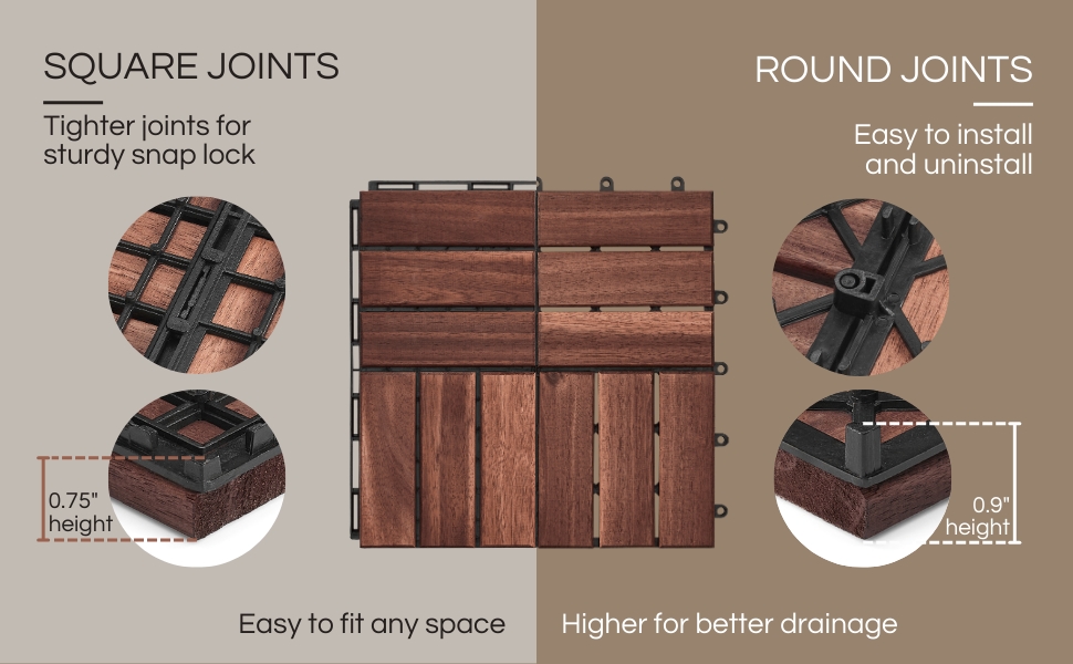 interlocking deck tiles