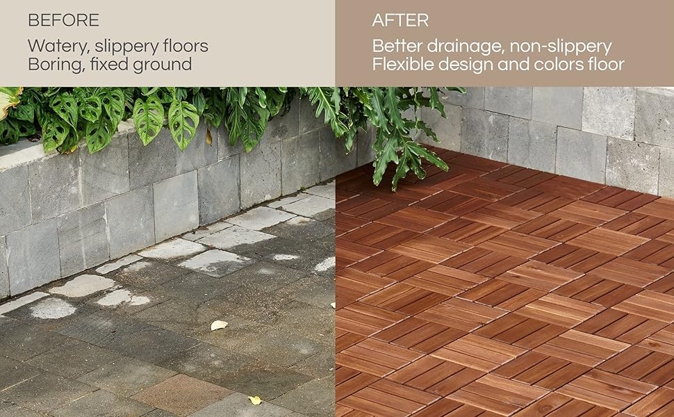 patio deck tiles