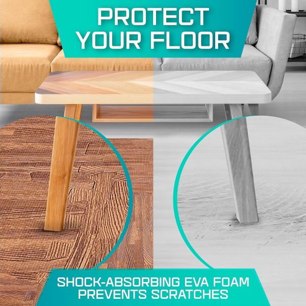 Yes4All 12SQ.FT Wood Grain Puzzle Exercise Mat Protective Flooring, EVA Interlocking Foam Floor Tiles with Border for Home - Image 6